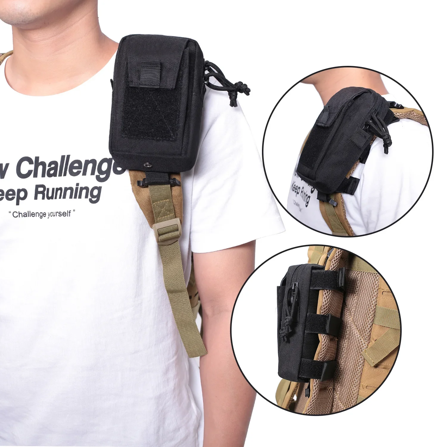 Backpack Insert Organizer - Bolsa de Cintura con Correa para
