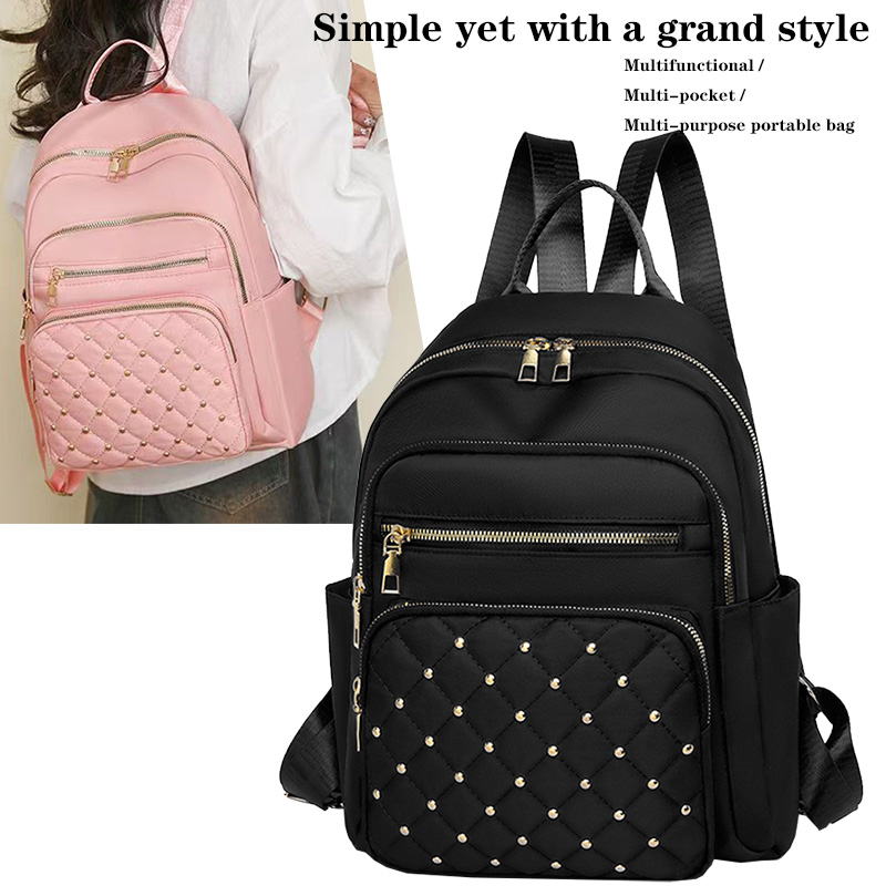 Mini Backpack Purse - Mochila de tela suave para uso