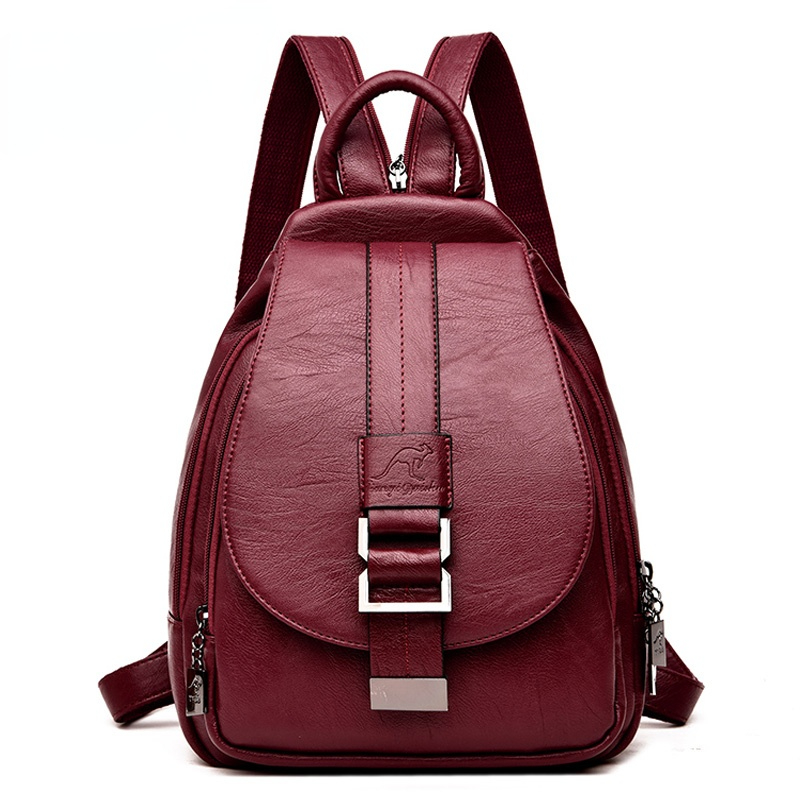 Leather Backpack Vintage - Mochila De cuero de diseño para