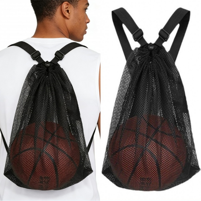 Mochila de malla portátil con  - Drawstring Gym Bag reseña y precio