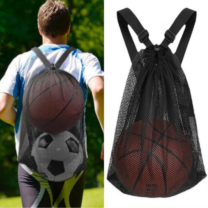 Mochila de malla portátil con  - Drawstring Gym Bag reseña y precio