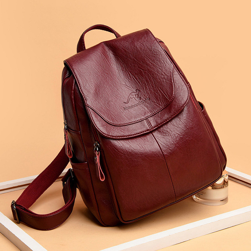 Mochila Vintage de Cuero Suave - Leather Backpack Vintage reseña y precio