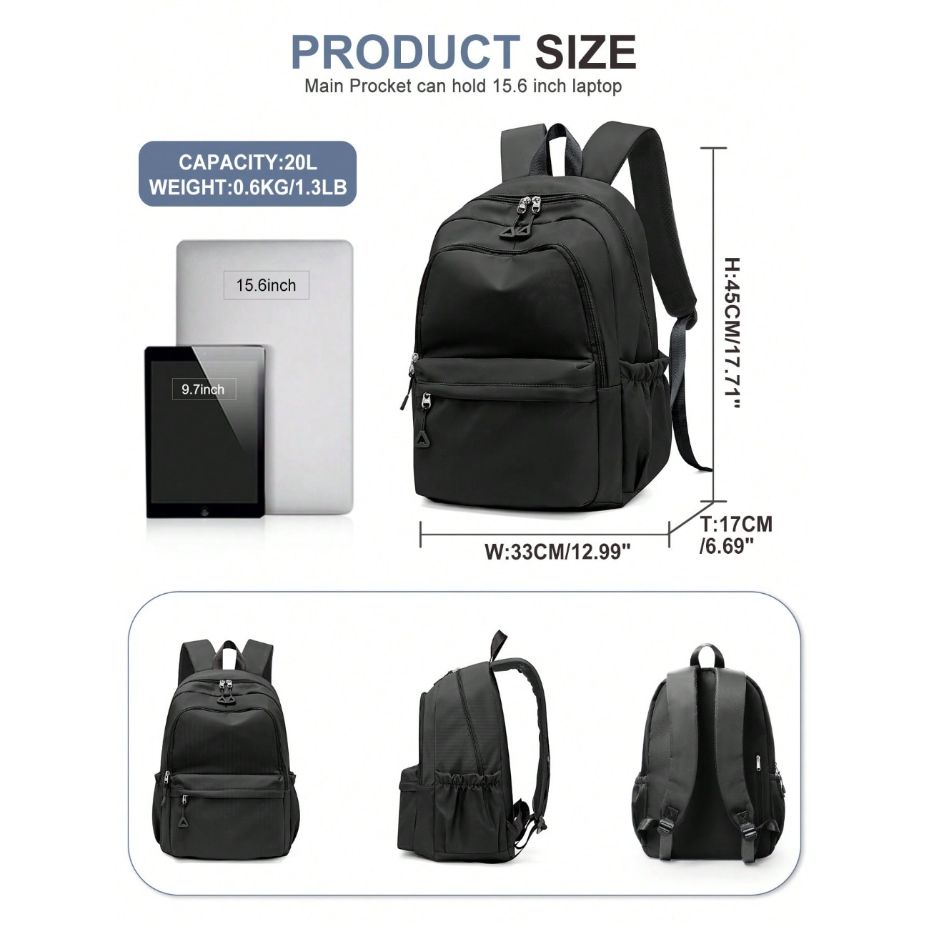 Mochila para estudiantes de se - Laptop Backpack 15.6 reseña y precio
