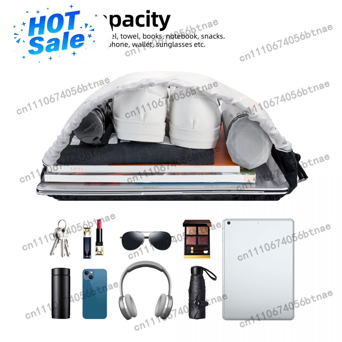 Bolsas con cordón personalizad - Drawstring Gym Bag reseña y precio